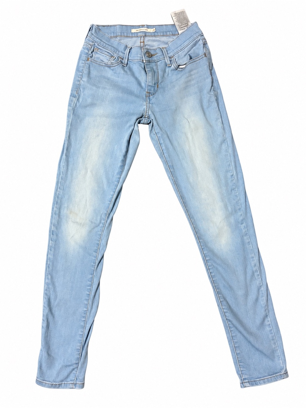Levi’s 710 Super Skinny Jeans Women’s 26 Light Wash Stretch Denim Blue Pants 26W